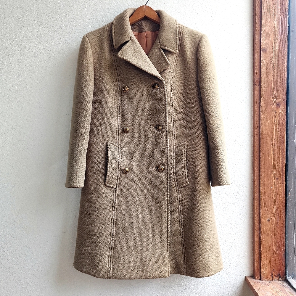 60s Mod Wool Pea Coat